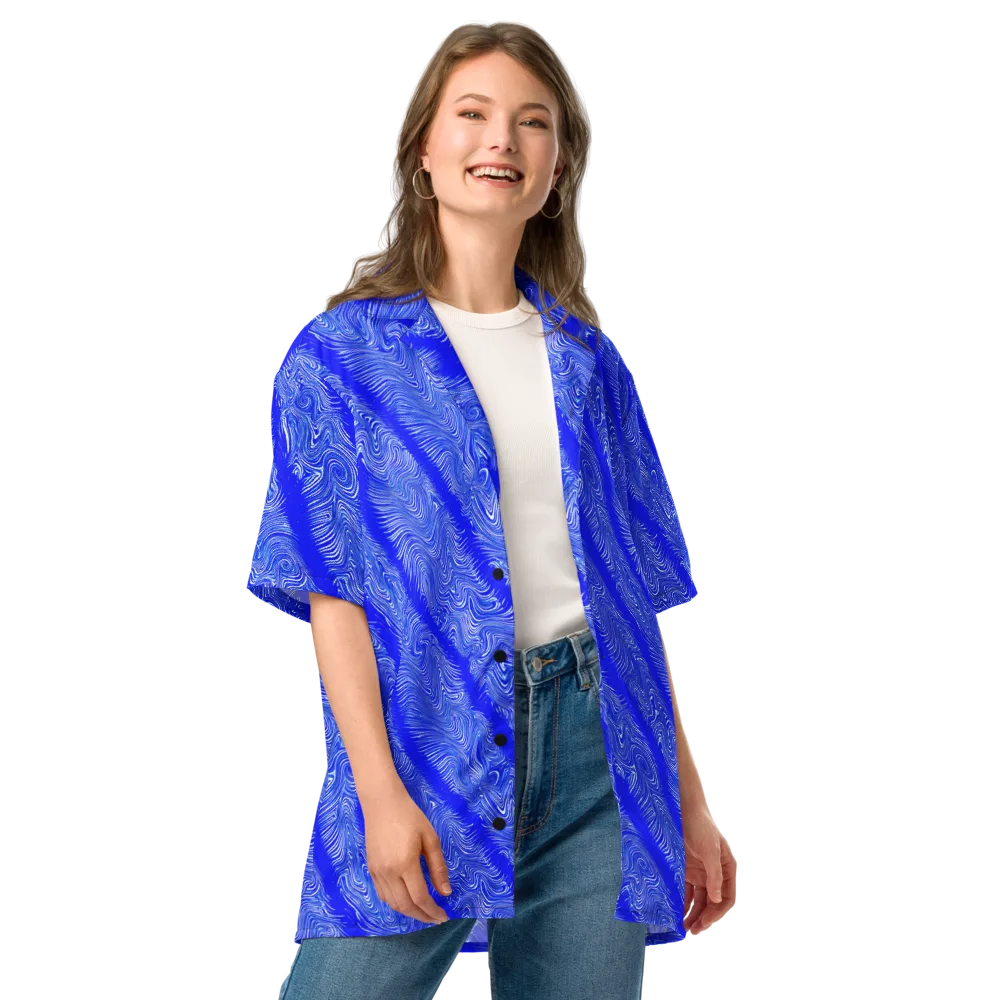 Electric Current on Button Shirt — Front