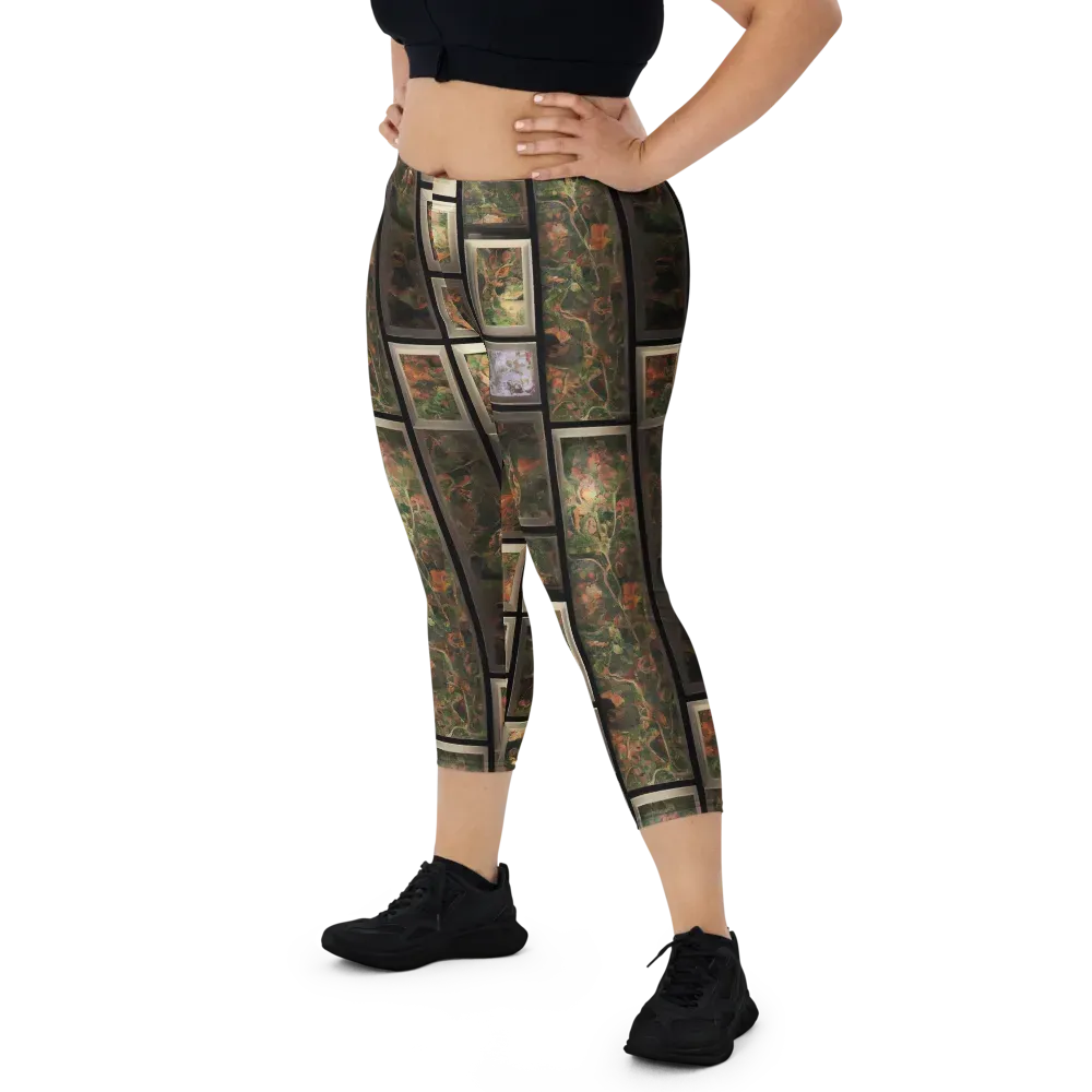 Curated Wilds on Capri Leggings — Front