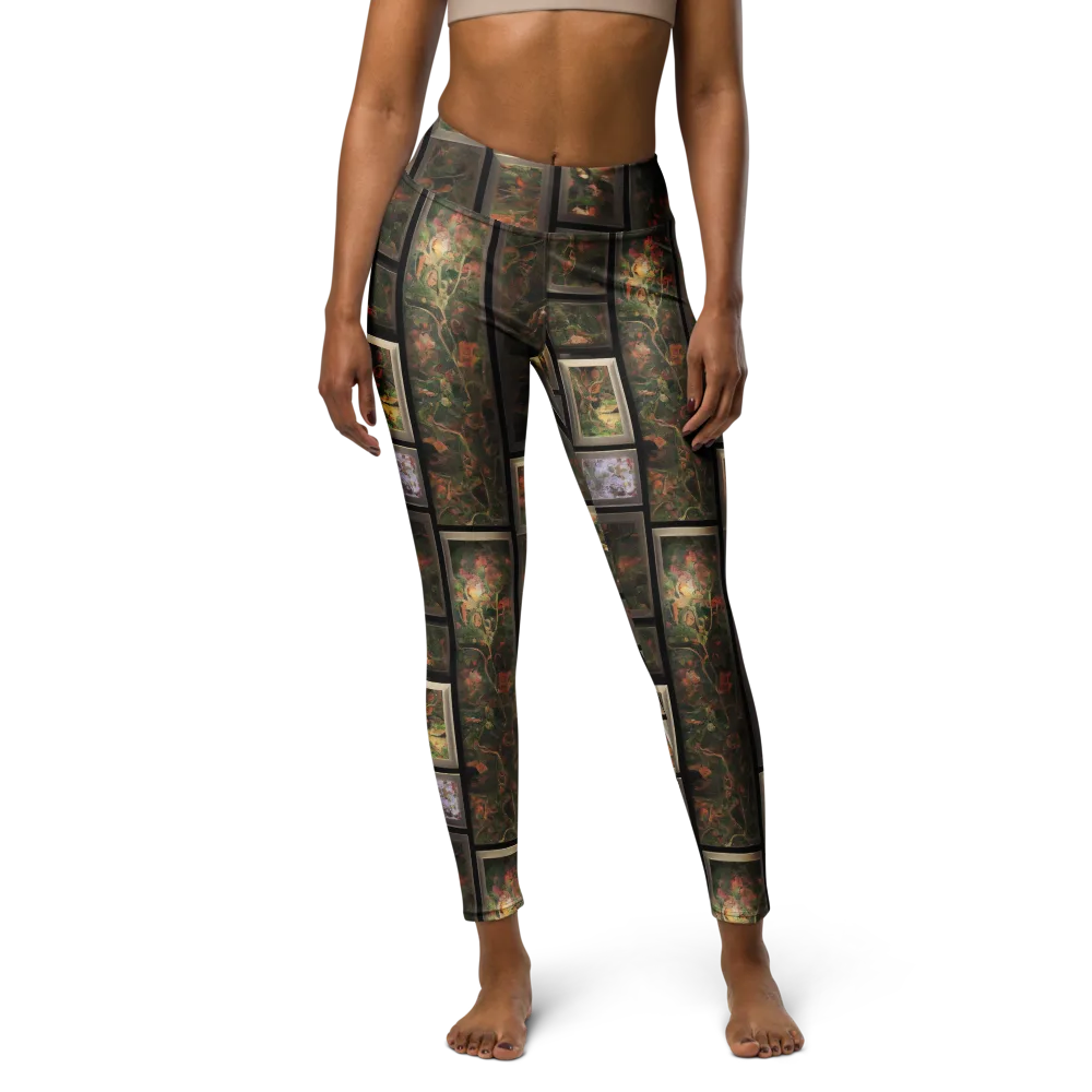 Curated Wilds on Yoga Leggings — Front