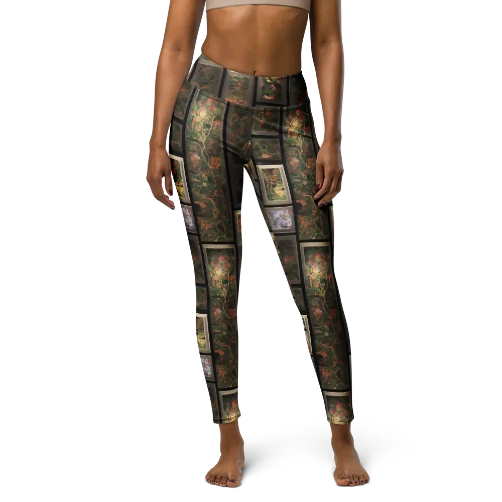 Curated Wilds on Yoga Leggings — Front