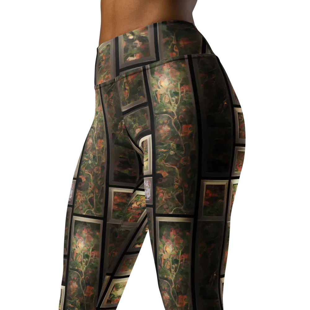 Curated Wilds on Yoga Leggings — Left Front