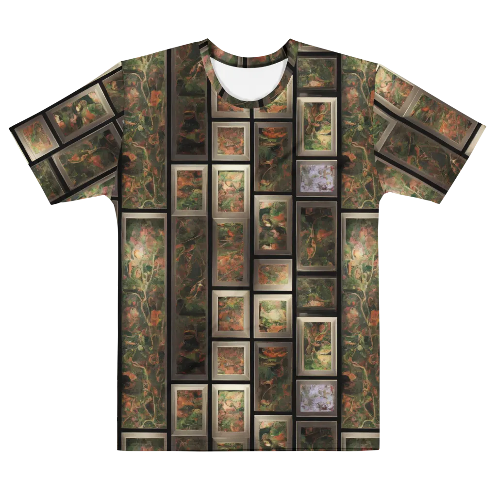 Curated Wilds on Men's Cotton Crew Neck T-Shirt — Front