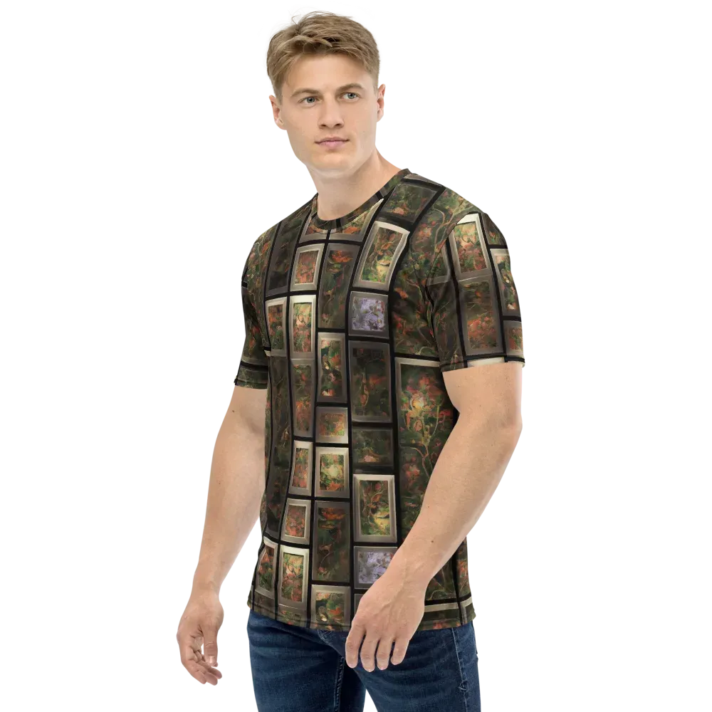 Curated Wilds on Men's Crew Neck T-Shirt — Left