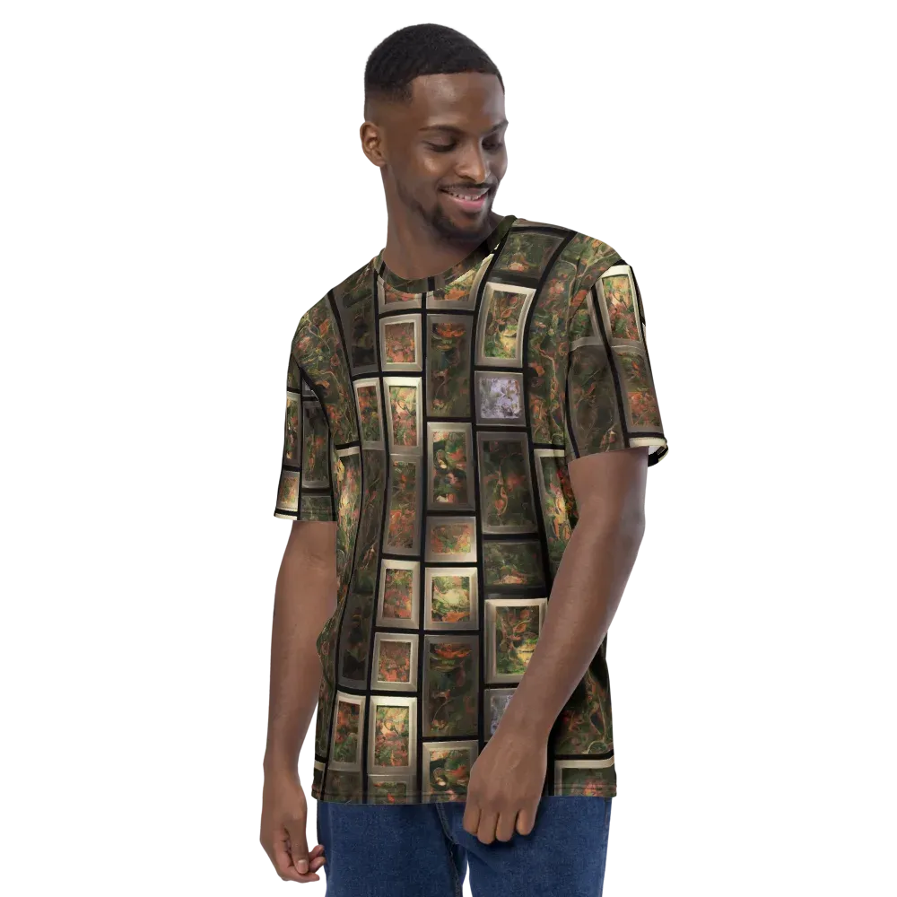 Curated Wilds on Men's Crew Neck T-Shirt — Left