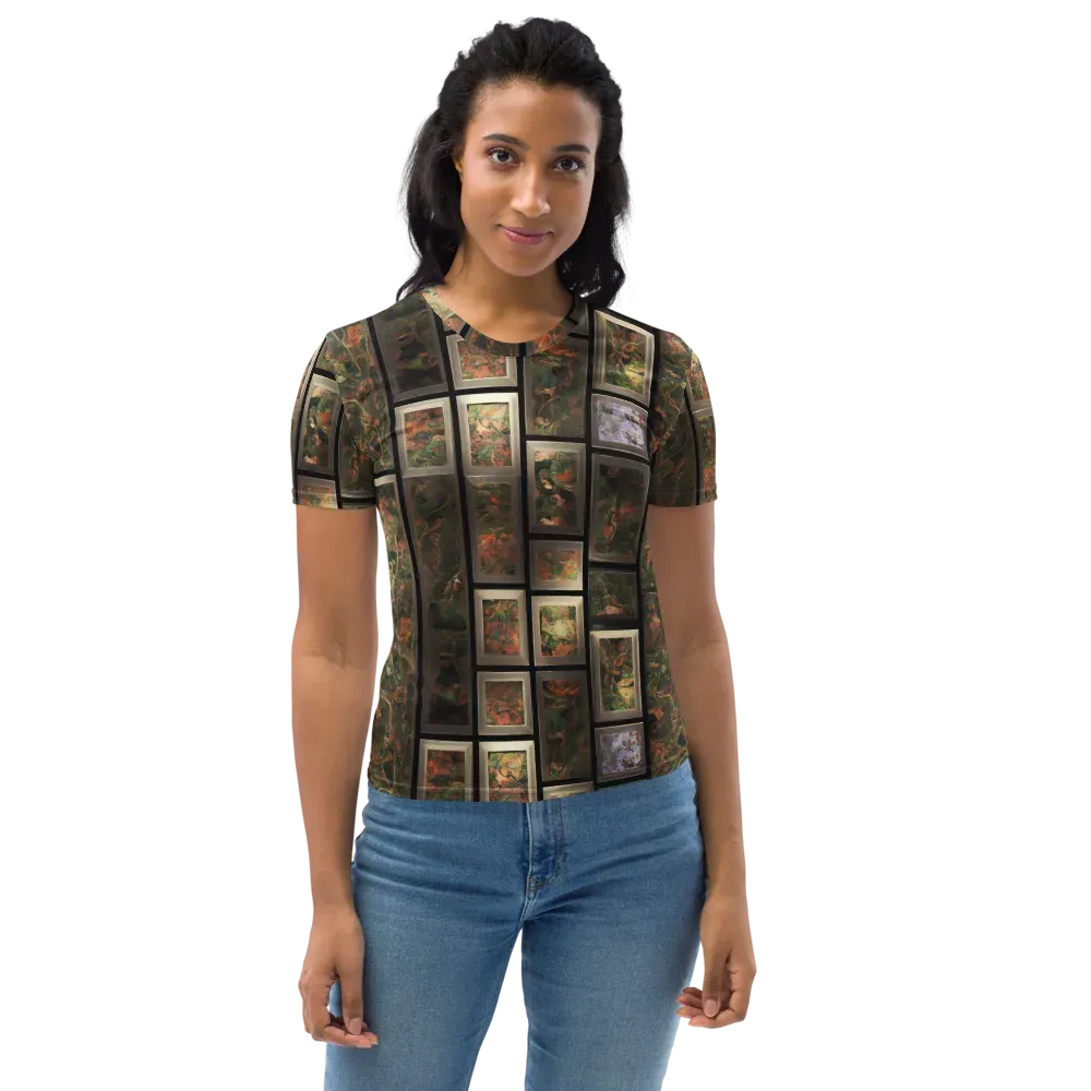Curated Wilds on Women's Crew Neck T-Shirt — Front