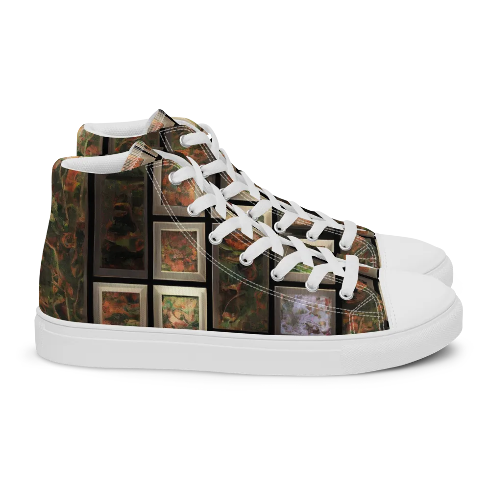 Curated Wilds on Women's High Top Canvas Shoes — Right
