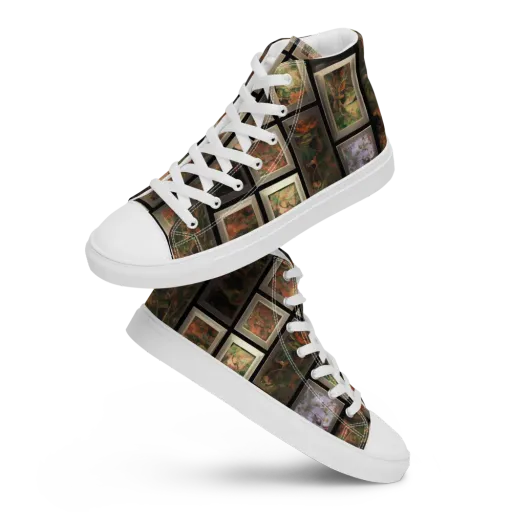 Curated Wilds on a Women's High Top Canvas Shoes
