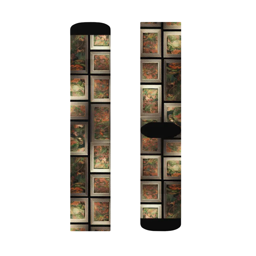 Curated Wilds on Socks — Right Sock