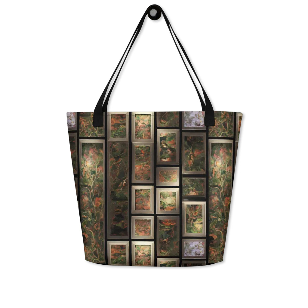 Curated Wilds on Large Tote Bag W/ Pocket — Front
