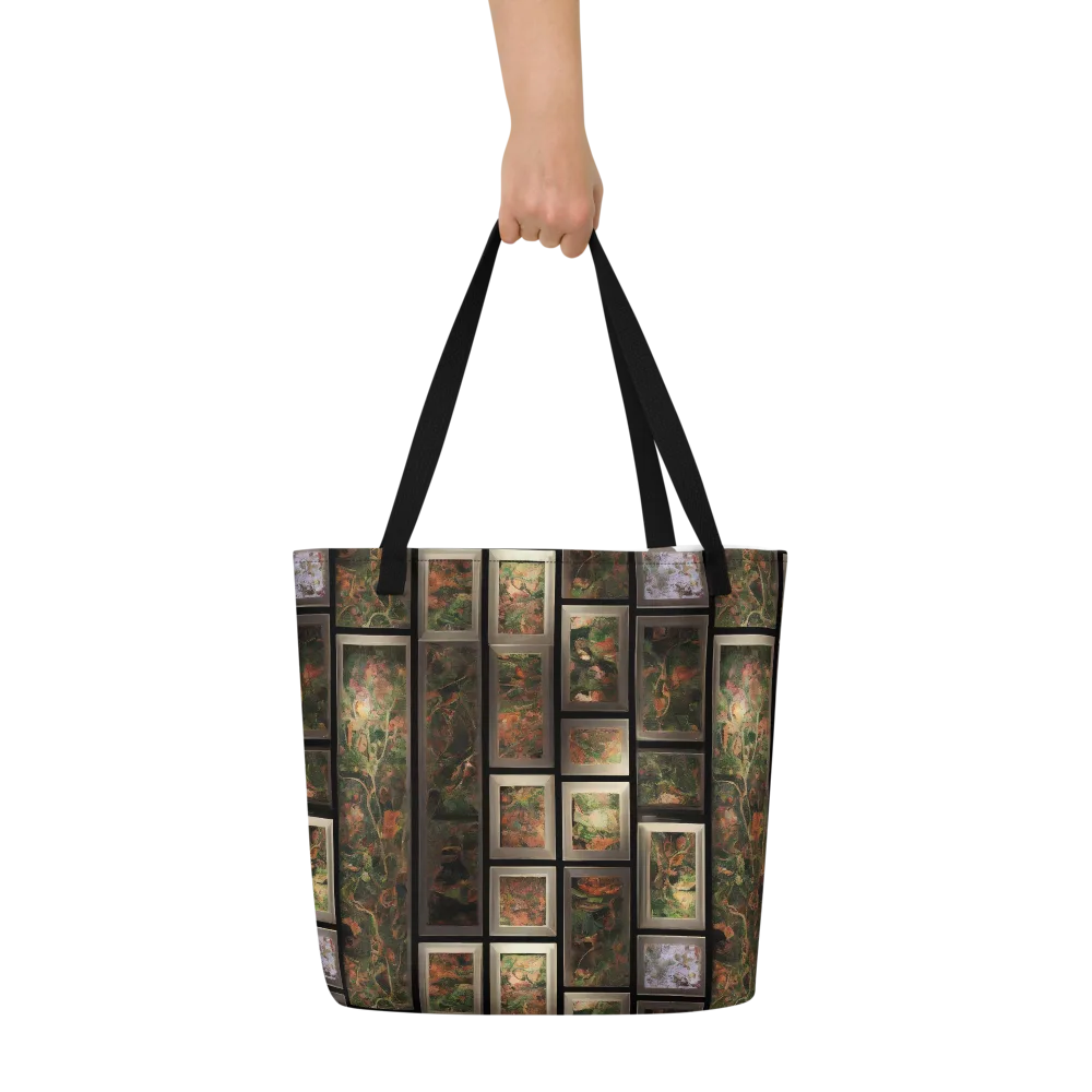 Curated Wilds on Large Tote Bag W/ Pocket — Front