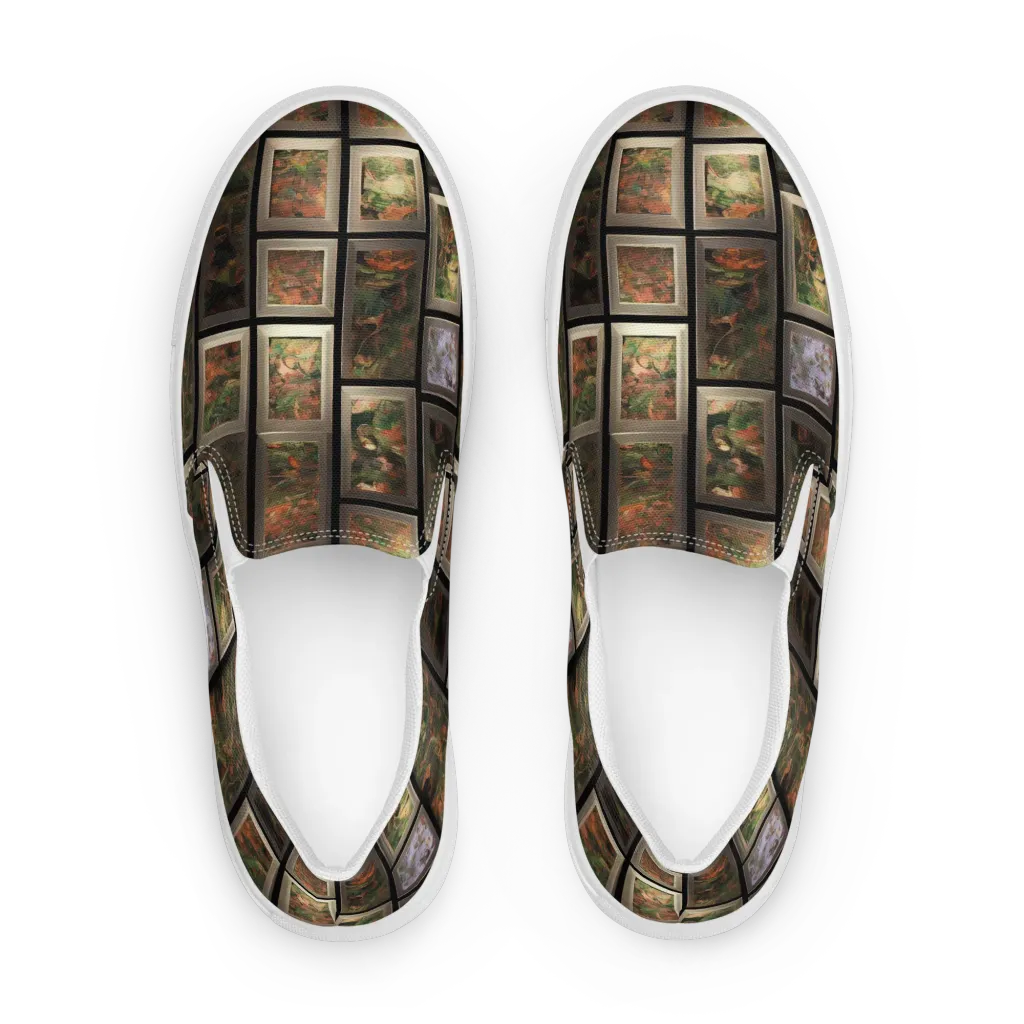 Curated Wilds on Women's Slip-On Canvas Shoes — Front