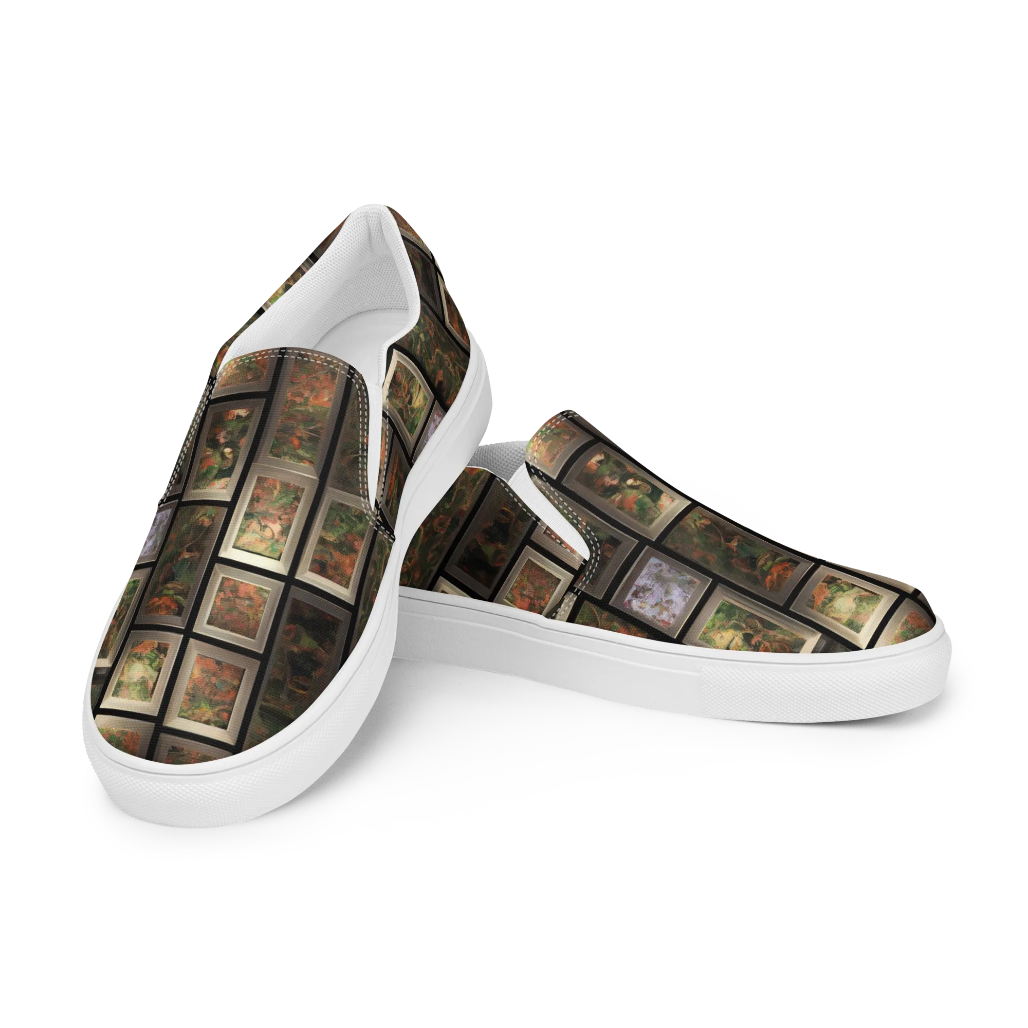 Curated Wilds on Women's Slip-On Canvas Shoes — Left Front