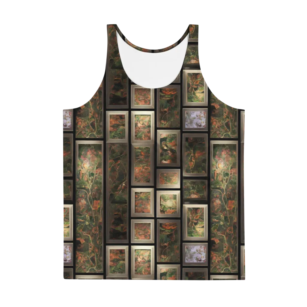 Curated Wilds on Men's Tank Top — Front