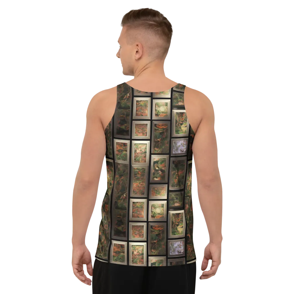 Curated Wilds on Men's Tank Top — Back