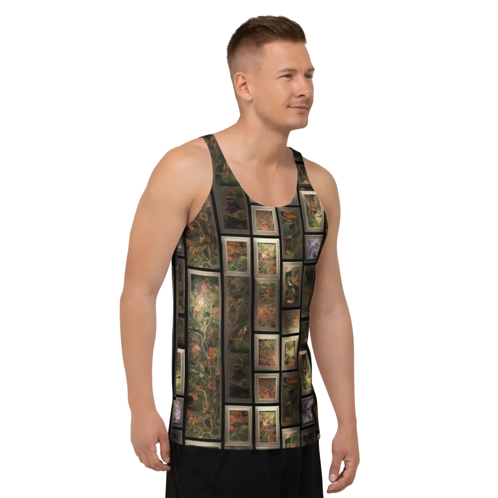 Curated Wilds on Men's Tank Top — Right Front