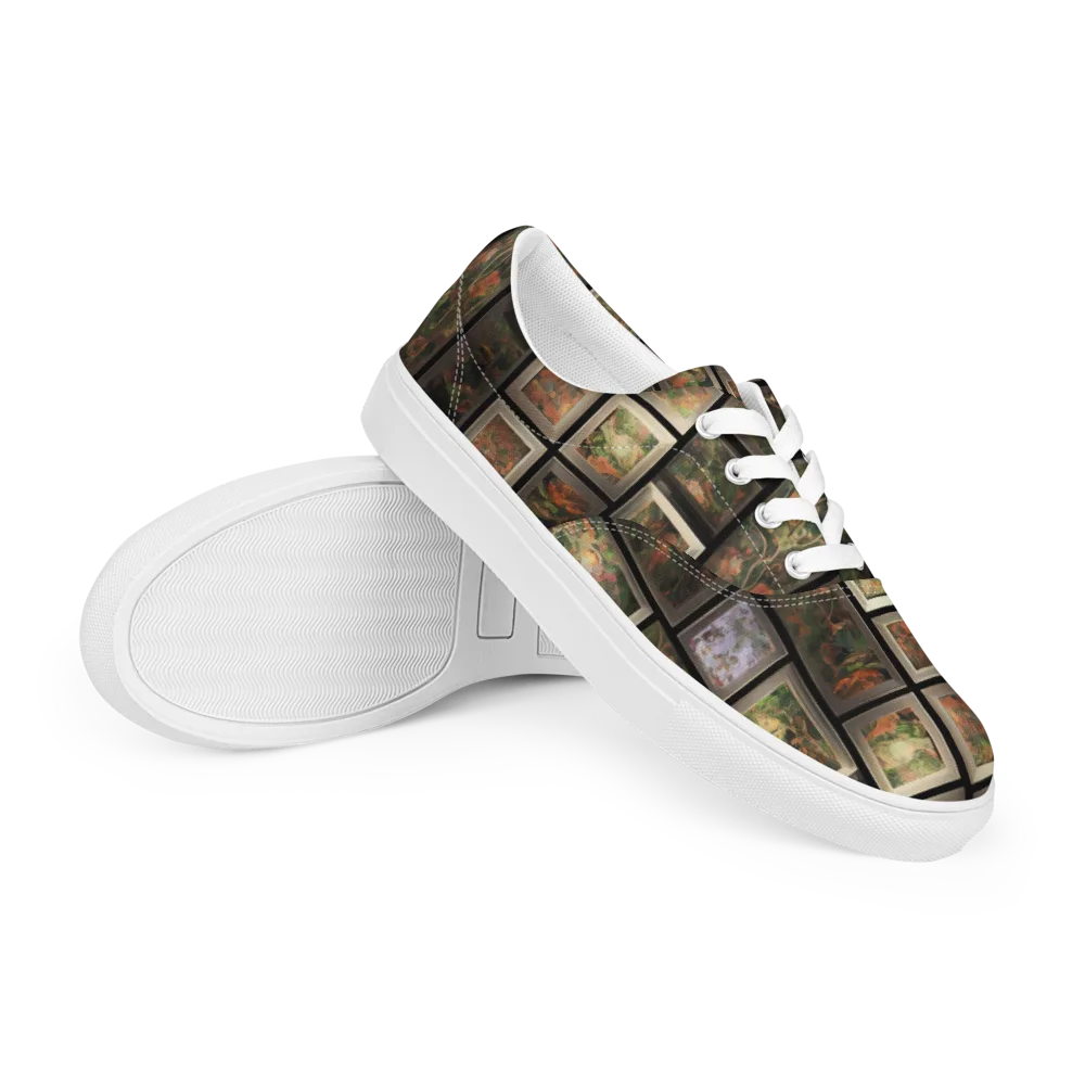 Curated Wilds on Men's Lace-Up Canvas Shoes — Right Front