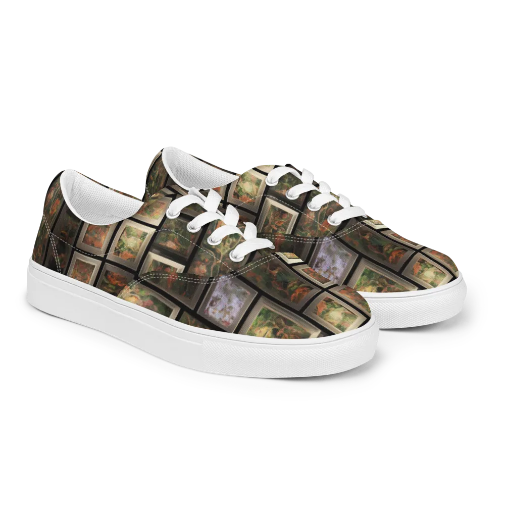 Curated Wilds on Men's Lace-Up Canvas Shoes — Right Front