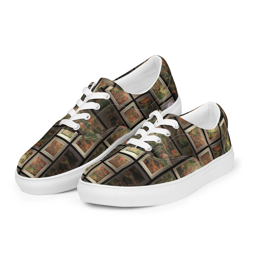 Curated Wilds on Men's Lace-Up Canvas Shoes — Left Front