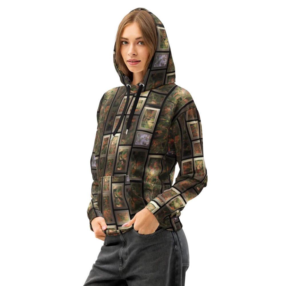 Curated Wilds on Cotton Hoodie — Left Front