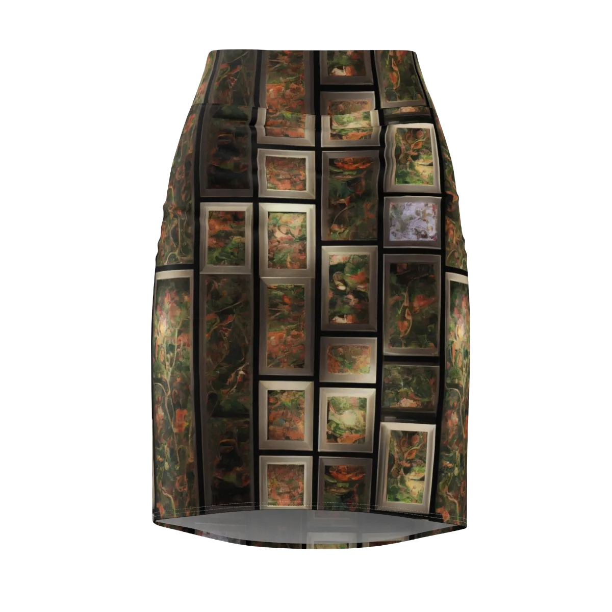 Curated Wilds on Pencil Skirt — Front