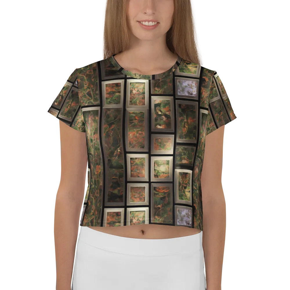 Curated Wilds on Crop Tee — Front