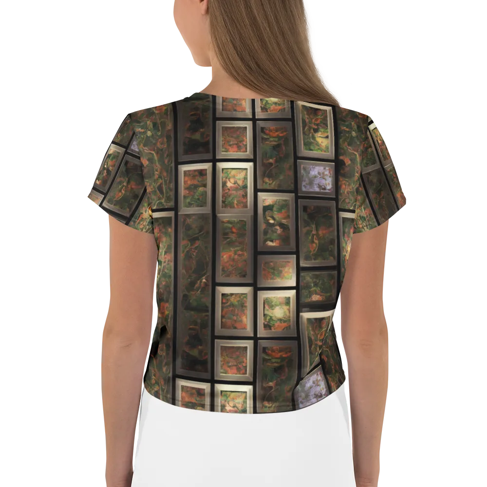 Curated Wilds on Crop Tee — Back