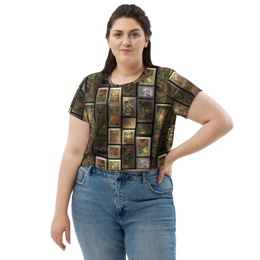 Curated Wilds on Crop Tee — Front