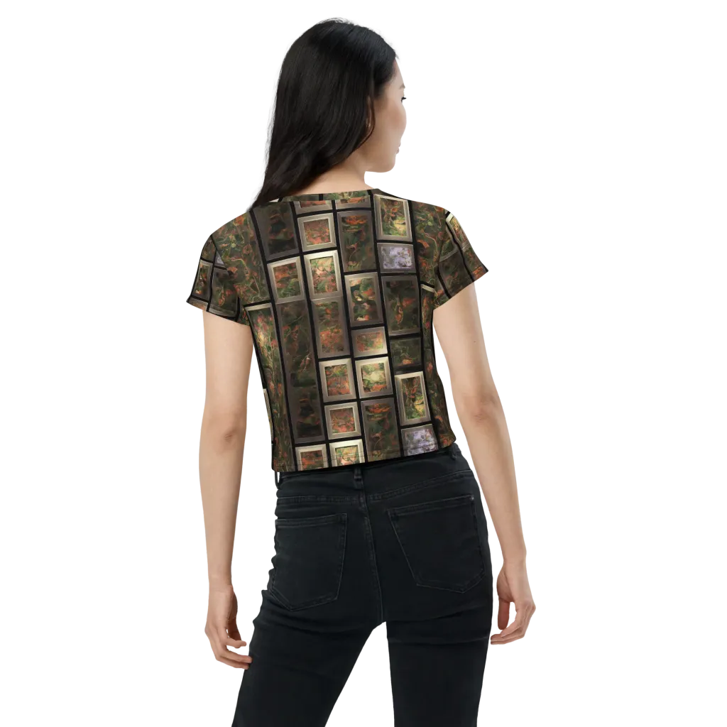 Curated Wilds on Crop Tee — Back