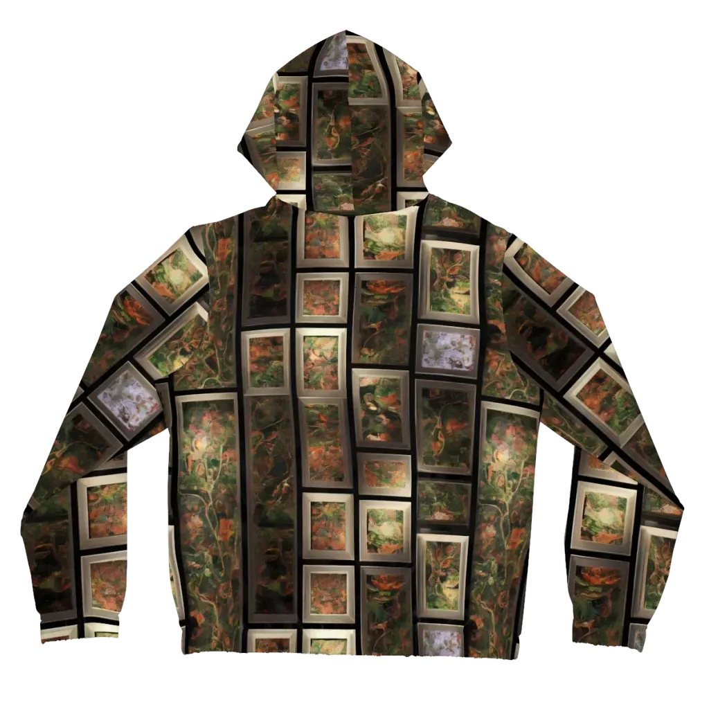 Curated Wilds on Women's Full-Zip Hoodie — Back