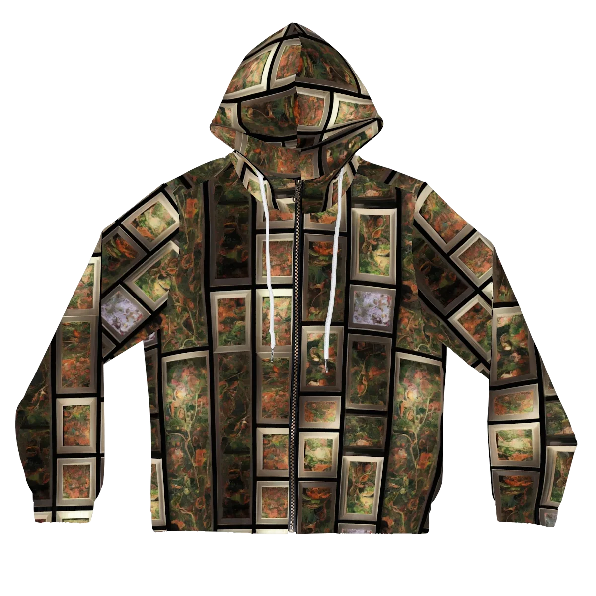 Curated Wilds on Women's Full-Zip Hoodie — Front