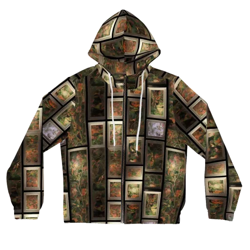 Curated Wilds on a Women's Full-Zip Hoodie