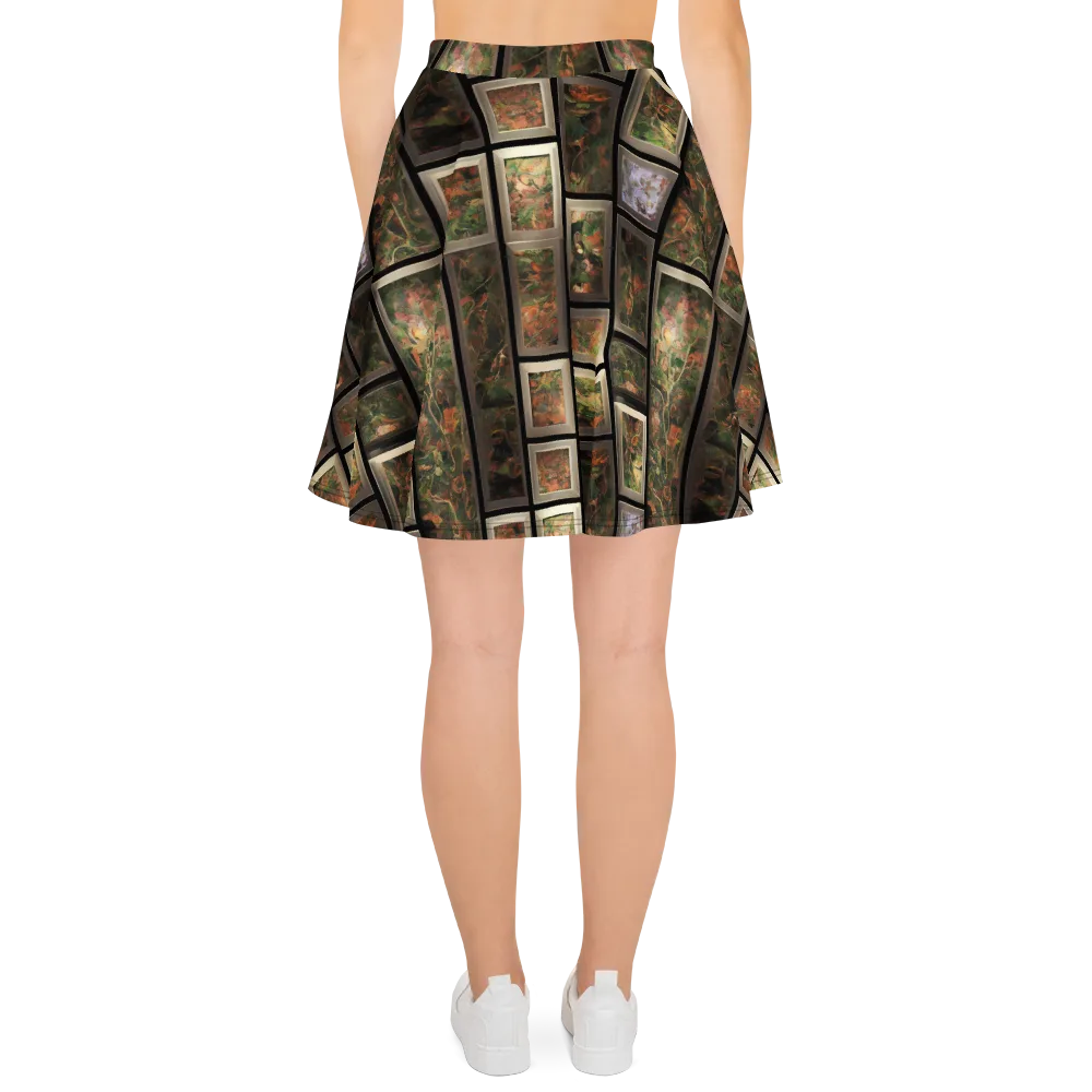 Curated Wilds on Skater Skirt — Back