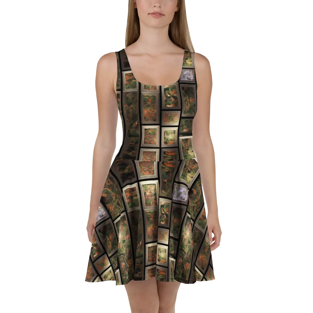 Curated Wilds on Skater Dress — Front