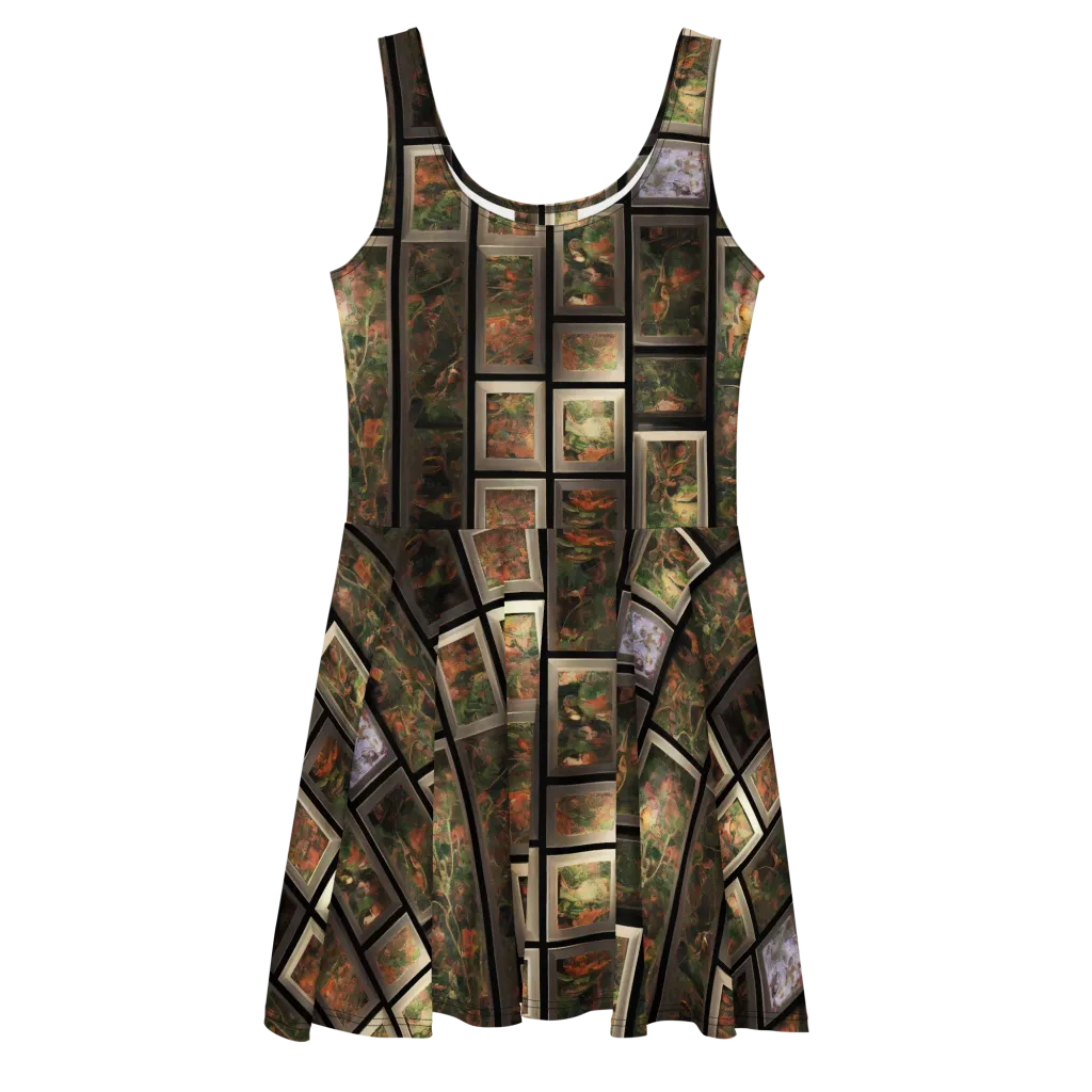 Curated Wilds on Skater Dress — Front