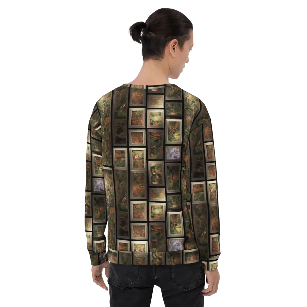 Curated Wilds on Sweatshirt — Back