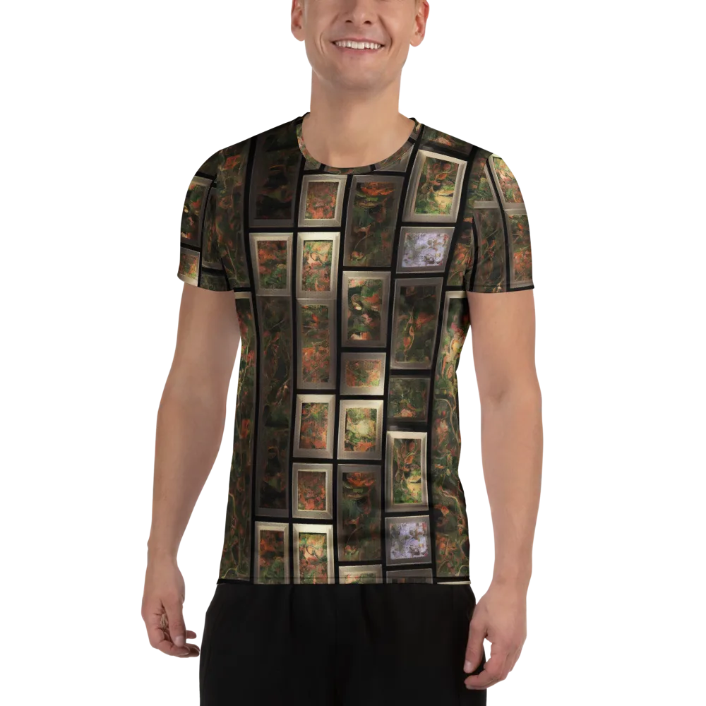 Curated Wilds on Men's Athletic T-Shirt — Front