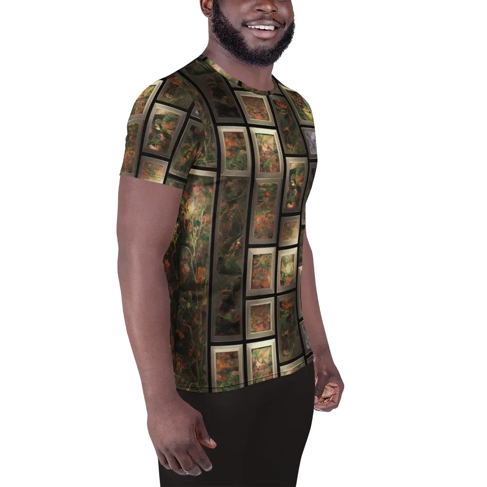 Curated Wilds on Men's Athletic T-Shirt — Right