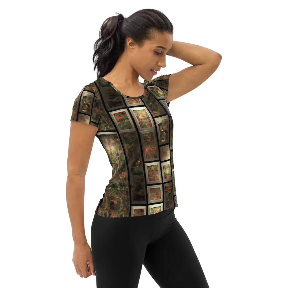 Curated Wilds on Women's Athletic T-Shirt — Right