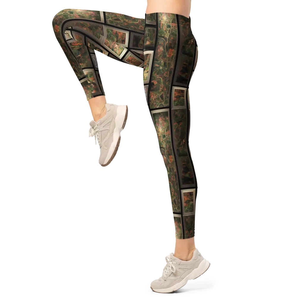 Curated Wilds on Leggings — Left