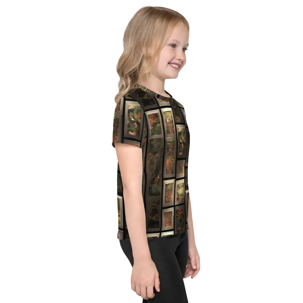 Curated Wilds on Kids Crew Neck T-Shirt — Right