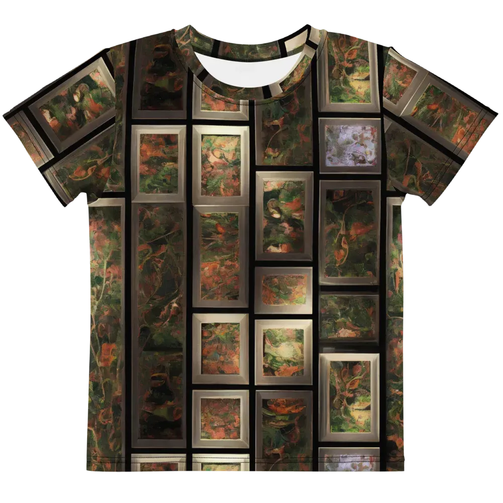 Curated Wilds on Kids Crew Neck T-Shirt — Front