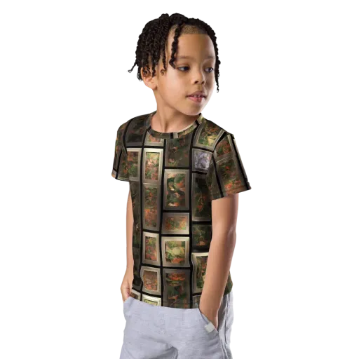 Curated Wilds on a Kids Crew Neck T-Shirt
