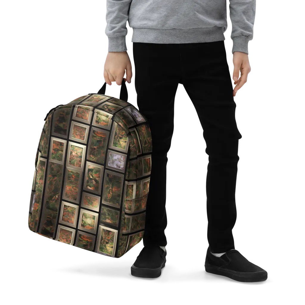 Curated Wilds on Minimalist Backpack — Zoomed-in
