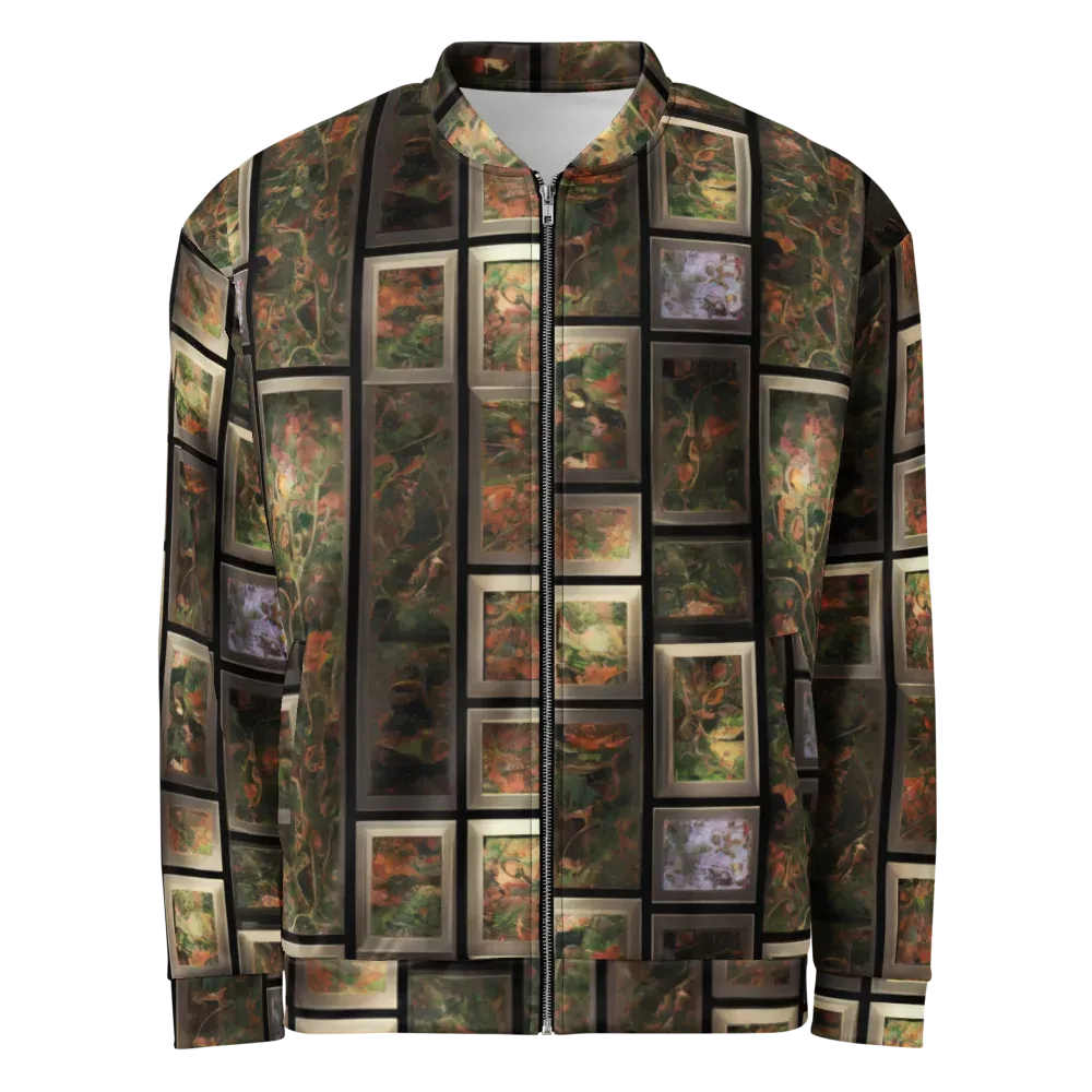 Curated Wilds on Bomber Jacket — Front