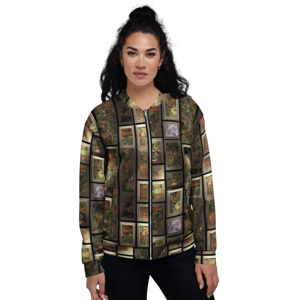 Curated Wilds on Bomber Jacket — Front