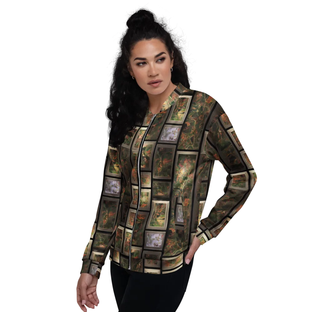 Curated Wilds on Bomber Jacket — Left