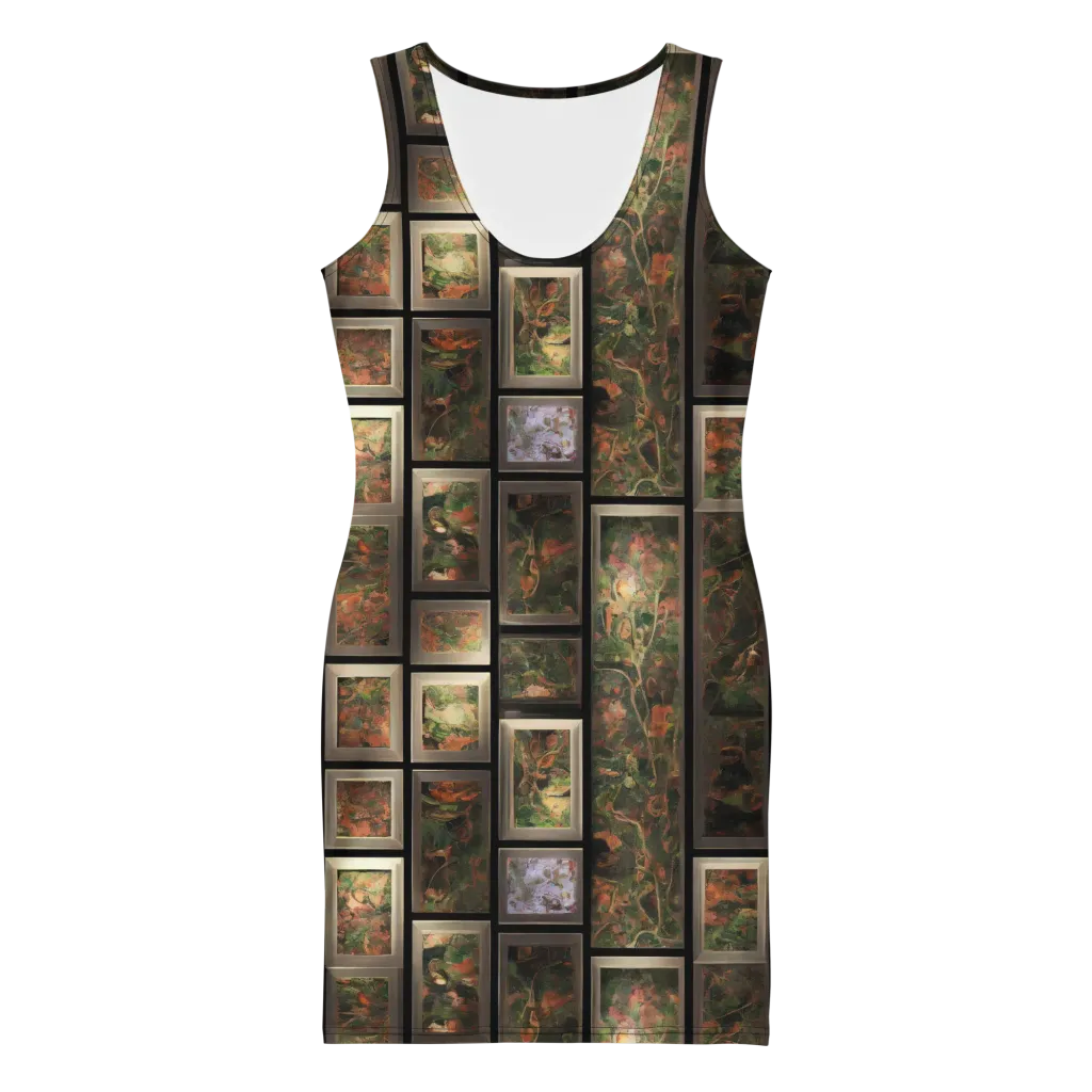 Curated Wilds on Bodycon Dress — Front