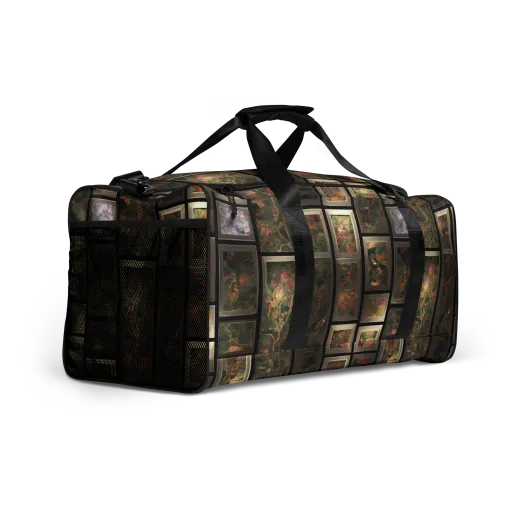 Curated Wilds on a Duffle Bag