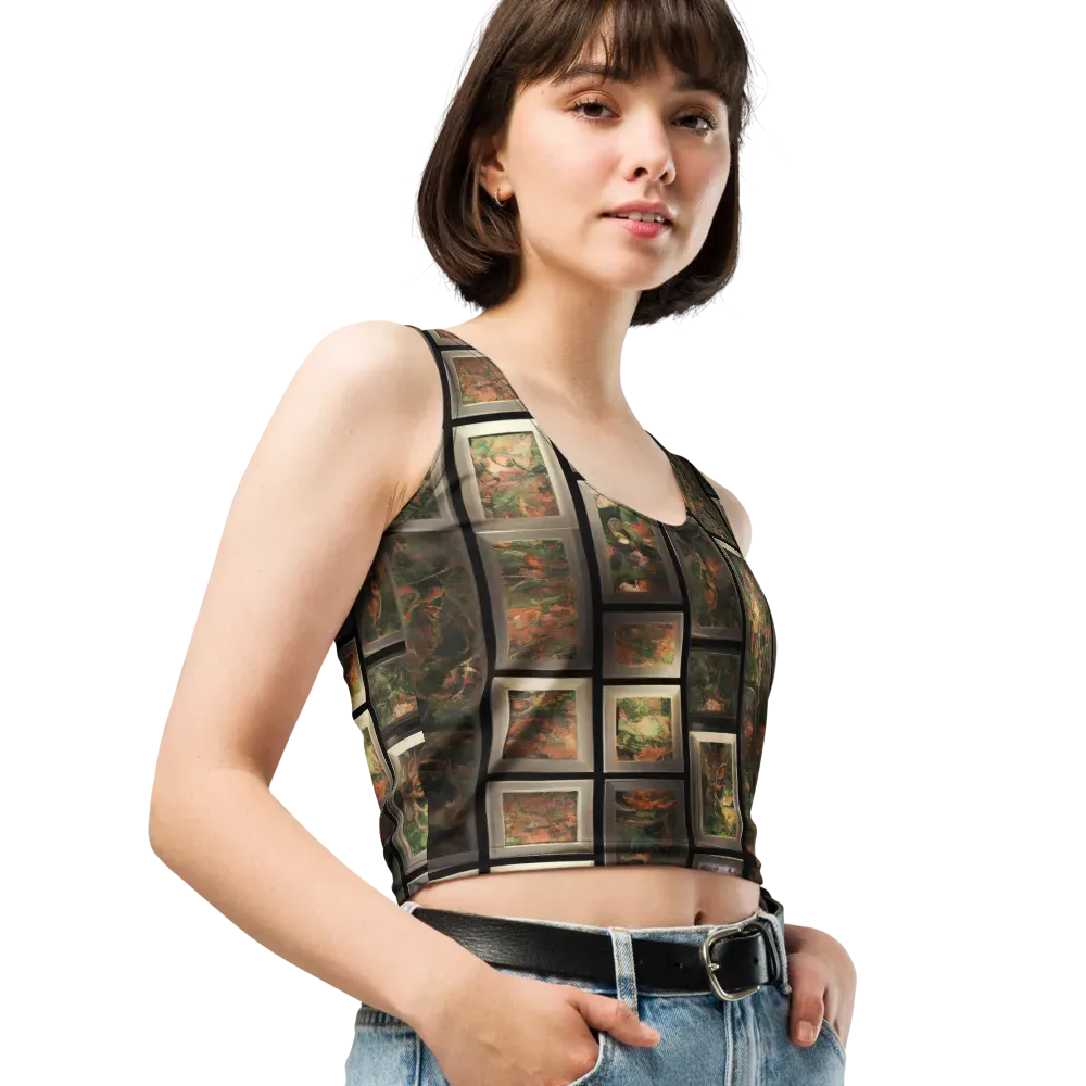 Curated Wilds on Crop Top — Right Front