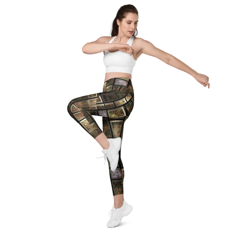 Curated Wilds on Leggings with Pockets — Left Front
